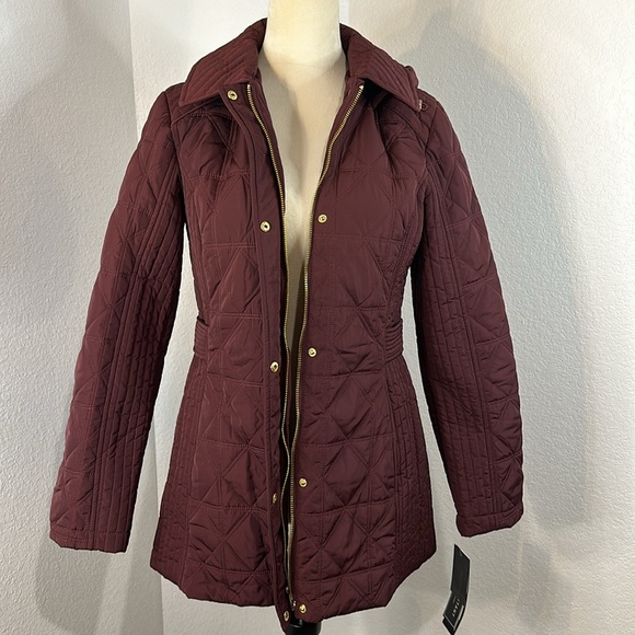 Liverpool Jeans Co Quilted Collard Hooded Utility Jacket (S) NWT - Picture 9 of 15